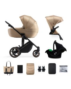 KINDERKRAFT kolica 3u1 prime 2 pro beige