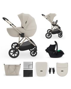 KINDERKRAFT kolica 3u1 prime 3 beige