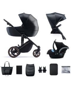 KINDERKRAFT kolica 3u1 prime2 venezian black