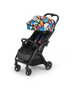 KINDERKRAFT Kolica za bebe Apino happy shapes, crna - KSAPIN00HAP0000