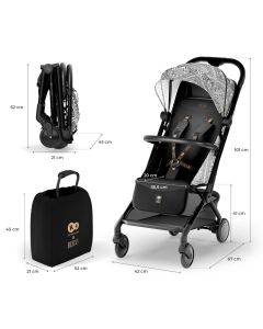 KINDERKRAFT Kolica za bebe Pilot 2 Bizuu, crna/bela