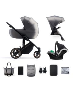 KINDERKRAFT kolica prime 2 3u1 mink pro shadow grey