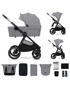 KINDERKRAFT Kolica za bebe Nea 2 2u1, siva - KSNEA002GRY2000