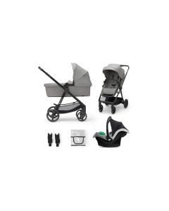KINDERKRAFT Kolica za bebe Newly 3u1, siva - KSNEWL00GRY300I