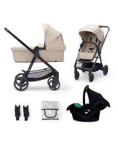 KINDERKRAFT Kolica za bebe Newly 3u1, bež - KSNEWL00BEG300I