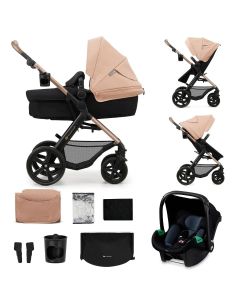 KINDERKRAFT Kolica za bebe 3u1 Moov 2, bež - KSMOOV02BEGEV00