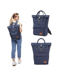 KINDERKRAFT moonpack ranac za mamu confetti denim