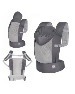 KINDERKRAFT nosiljka za bebu carrybee grey