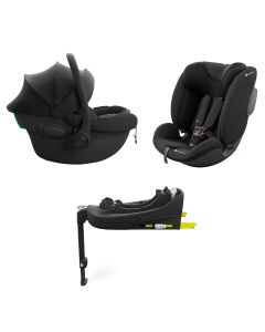 KINDERKRAFT Set auto sedišta i-Lite i-Fix Endura Safe sa isofix bazom, crna - KCENSA00BLK3000
