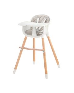 KINDERKRAFT Hranilica Sienna  2u1, siva - KKKSIENGRY0000