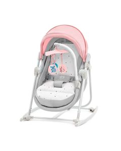 KINDERKRAFT Ležaljka 5u1 Unimo, pink-siva - KKBUNIMPNK0000