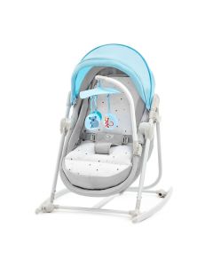 KINDERKRAFT Ležaljka 5u1 Unimo, plava/siva - KKBUNIMLIBL000