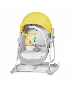 KINDERKRAFT Ležaljka 5u1 Unimo up, žuta/siva - KBUNIMUPYEL0000