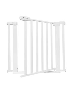 KINDERKRAFT Zaštitna ograda Lock&go, bela - KALOGO00WHT0000
