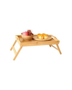 KINGHOFF  Poslužavnik za krevet bambus 50x30x23 cm - KH1502