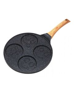 KINGHOFF Tiganj za mini palačinke 26cm smajli KH1666 - KH1666