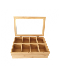 KINGHOFF Kutija za čaj od bambusa 30x19.9x9.5cm - KH1696