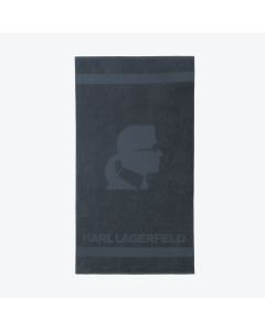 KARL LAGERFELD Peškir za plažu towel M - KL18TW01GREY