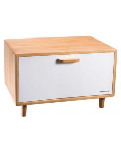 KLAUSBERG Kutija za hleb bela 36 x 26 x 23 cm - KB7400