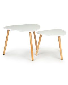 MODERNHOME Klub sto ,set od dva komada drveni - RH2006-56