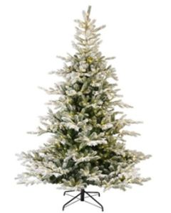 EVERLANDS Novogodišnja snežna jelka sa lampicama 210cm Grandis