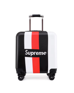 Kofer Supreme kabinski crno belo crveni EL 20