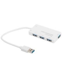 E-GREEN USB 3.0 HUB 4port beli - KON00308