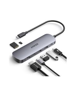 ANKER Nano USB-C Hub 7u1, sivi