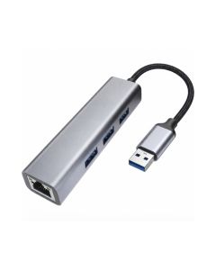 E-GREEN USB 3.0 - HUB (3 port USB 3.0 + 1port fast ethernet 1000Mbs)