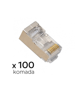 Konektor RJ45 metal CAT 6 8P8C JWD-AD82 100 kom - 206448