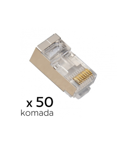 Konektor RJ45 metal CAT 6 8P8C JWD-AD82 50 kom - 206447