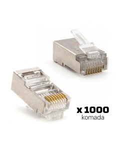 Konektor RJ45 metalni CAT5 JWD-AD79 1000 kom