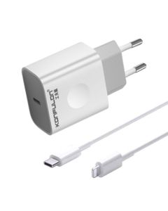 KONFULON Punjač 20W + Lightning kabl ,C69D, 1m - 1330038