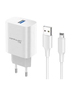 KONFULON Kućni punjač C87+USB Lighting Px23, 5V/3A - 137040-1
