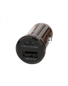 KONFULON Auto punjač Mini C85Q Type-C 30W USB 22.5W