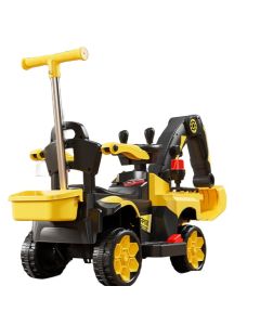 Dečiji bager, sa muzikom i svetlima, sa guralicom