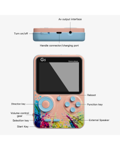 Ručna konzola za igranje G5 500 igrica zelena