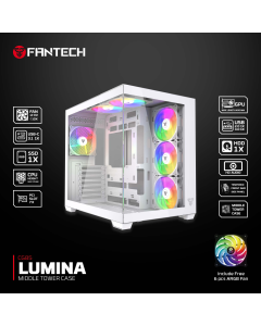 Kućište Gaming Fantech CG85 Lumina belo - 223252
