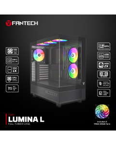 Kućište Gaming Fantech CG86 Lumina L crno - 223254