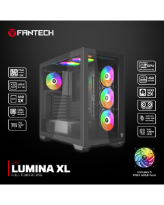Kućište Gaming Fantech CG87 Lumina XL crno - 223255