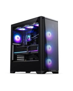 PHANTEKS Kućište Eclipse G370A RGB 3x 120mm,Glass, Crno PH-EC370A_DBK01