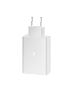 Kućni punjač Fast Charging Adapter Trio (USB-Cx2,USB-A) za Samsung PD 65W sa kablom Type-C na Type-C