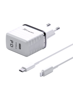 Kucni punjac KONFULON C32D+DC13 PD 20W sa iPhone lightning kablom - 92107