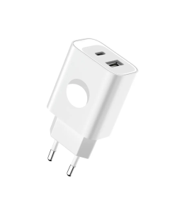 Kucni punjac KONFULON C70Q, Fast Charge, QC3.0 22.5W, PD 20W beli - 207870