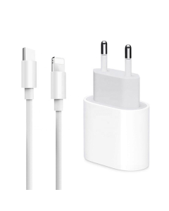 Kućni punjač Fast za iPhone i iPad sa kablom Type-C na Lightning 20W - 051370