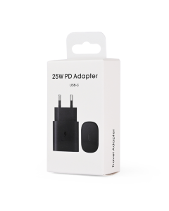 Kućni punjač PD Fast charger 25W za Samsung CE crni - 221117