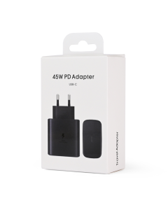Kućni punjač PD Fast charger 45W za Samsung CE crni - 221120-1
