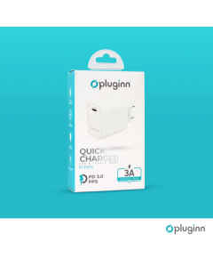 Kućni punjač Pluginn PI-D61S, PD3.0, PPS, 20W beli