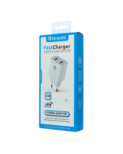 Kucni punjac Teracell Evolution TC-08 5V 2.4A 12W beli CE - 205435