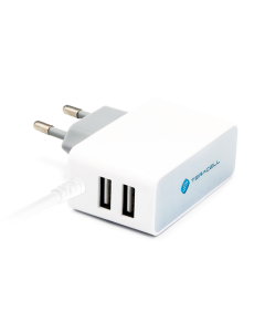 Kućni punjač Teracell Prime USB2 Lightning 2A beli - 022354-1